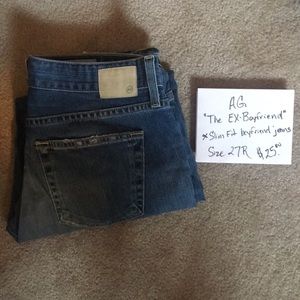 AG Jeans. The ex-boyfriend, slim fit! Distressed